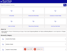 Tablet Screenshot of modelsmaker.co.in